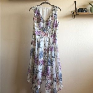 White Floral Dress